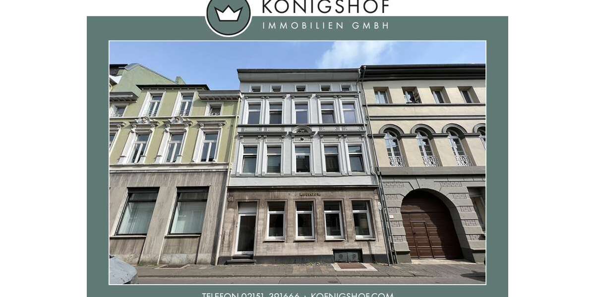Etagenwohnung Krefeld Gartenstadt - 2 Zimmer, 75 m&sup2;, 540&euro; | Angebot:26800318