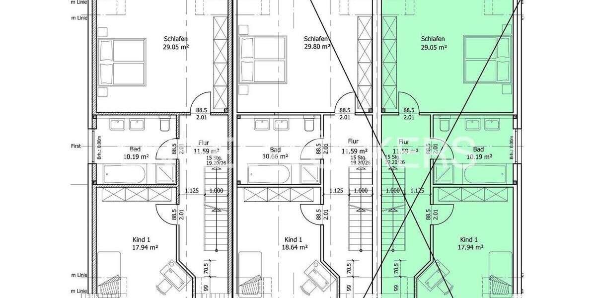 Reihenendhaus Kamp-Lintfort Niersenbruch - 4 Zimmer, 173 m&sup2;, 2.500&euro; | Angebot:25803175