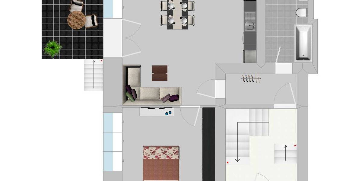 Etagenwohnung Mülheim Menden/Ickten - 2 Zimmer, 69 m&sup2;, 295.000&euro; | Angebot:26291733