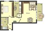 Etagenwohnung Voerde (Niederrhein) - 2.5 Zimmer, 65 m&sup2;, 309&euro; | Angebot:18910665