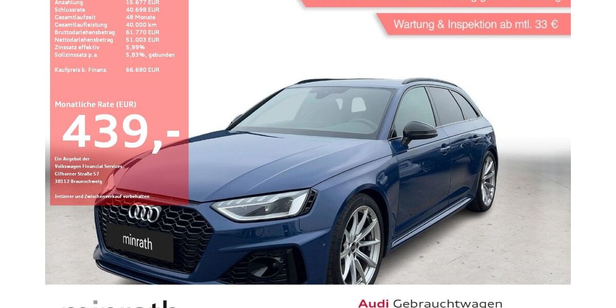 Audi RS4 24.060 km 64.680 &euro; Moers-Hülsdonk 47441