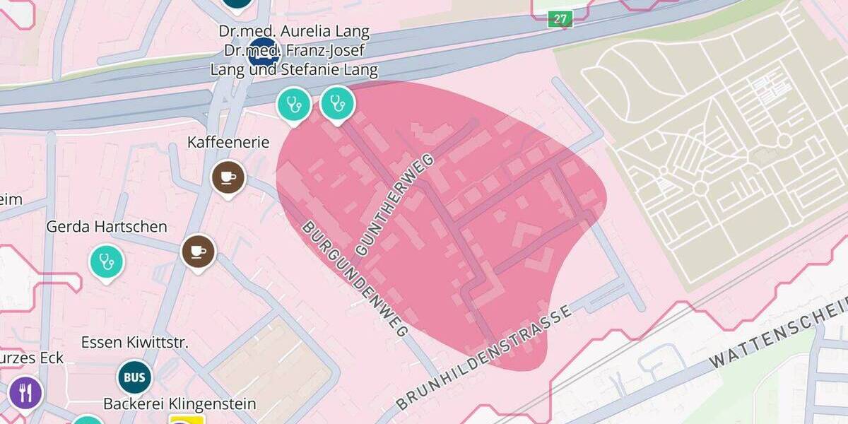 Etagenwohnung Essen Kray - 2 Zimmer, 66 m&sup2;, 580&euro; | Angebot:26779307