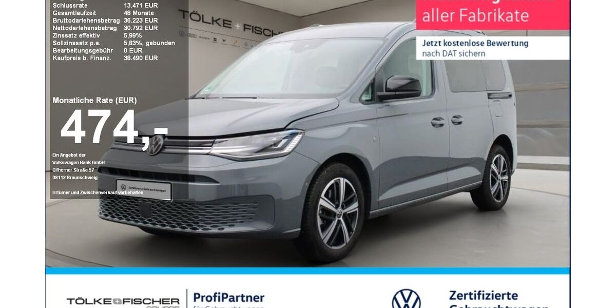 VW Caddy 10.499 km 34.979 &euro; Krefeld 47805