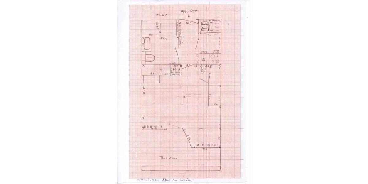 Etagenwohnung Krefeld Bockum - 1 Zimmer, 30 m&sup2;, 345&euro; | Angebot:26236984