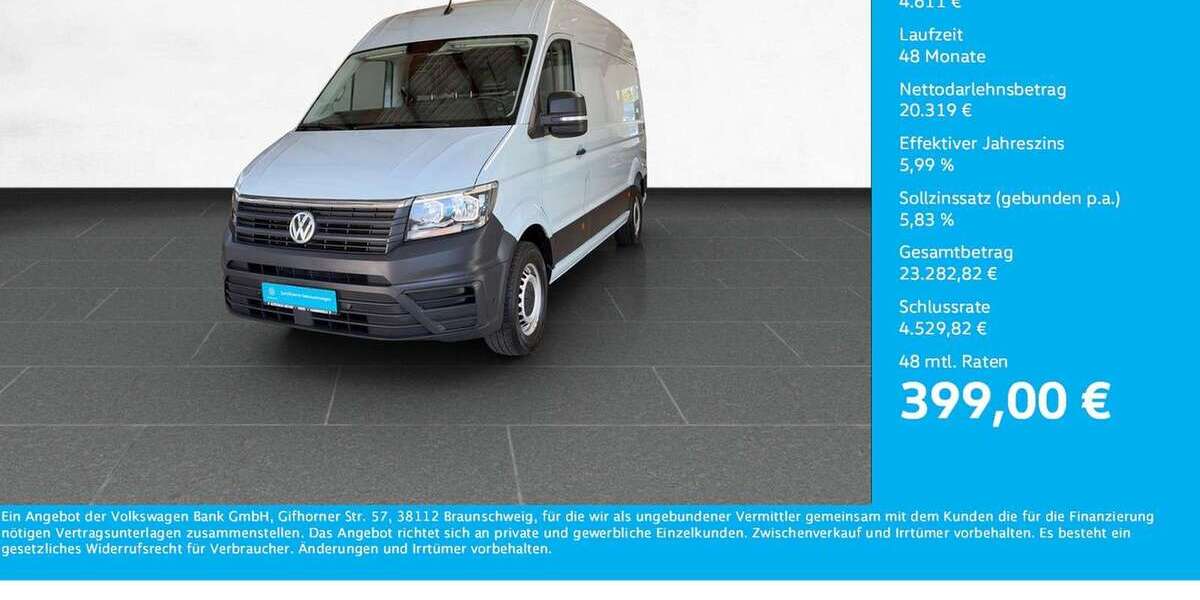 VW Crafter 133.070 km 24.930 &euro; Wesel 46485