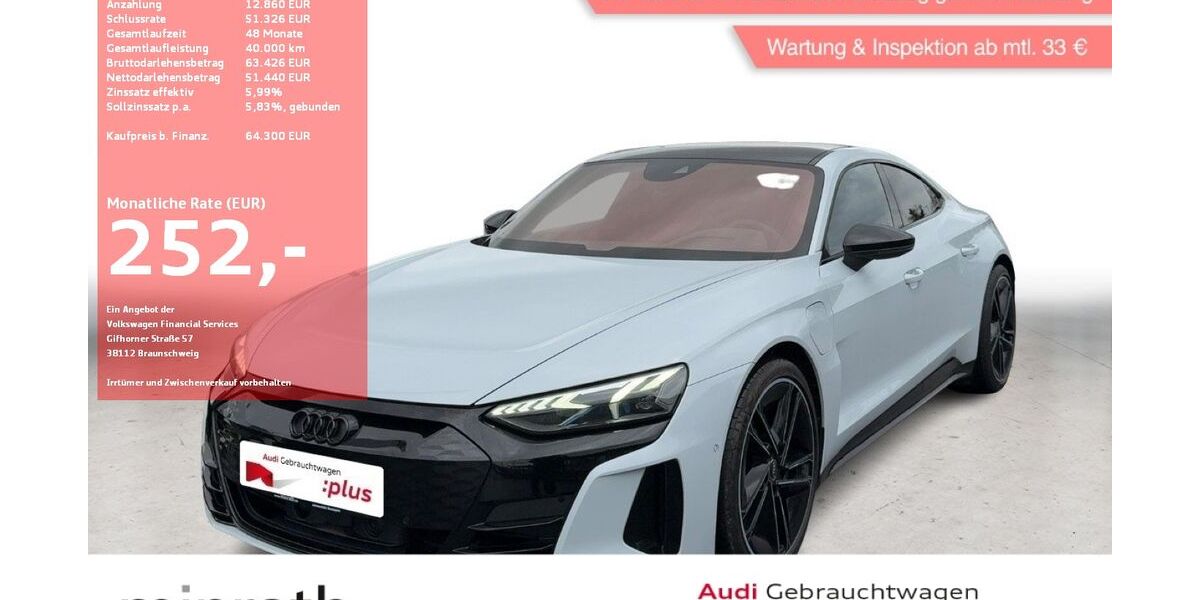 Audi RS e-tron GT 49.122 km 59.530 &euro; Moers-Hülsdonk 47441