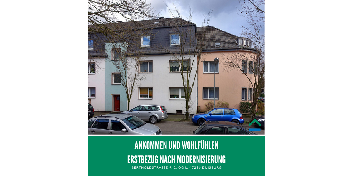 Etagenwohnung Duisburg Rheinhausen - 3.5 Zimmer, 77 m&sup2;, 670&euro; | Angebot:26016556