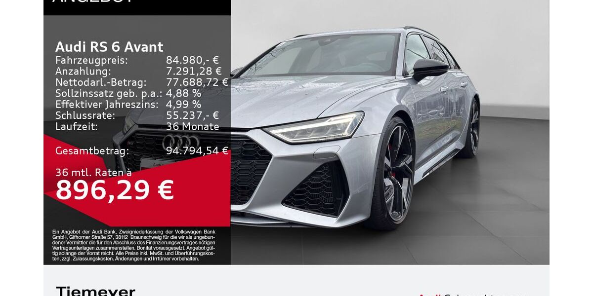 Audi RS6 37.079 km 82.770 &euro; Oberhausen 46047