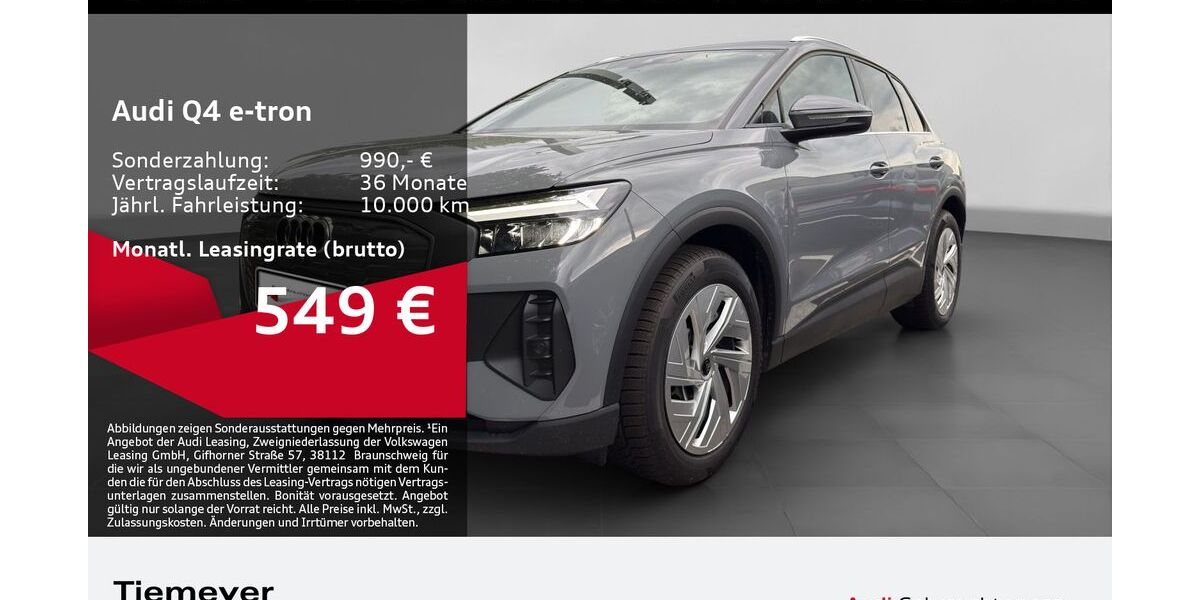 Audi Q4 e-tron 7.669 km 46.880 &euro; Gelsenkirchen 45894