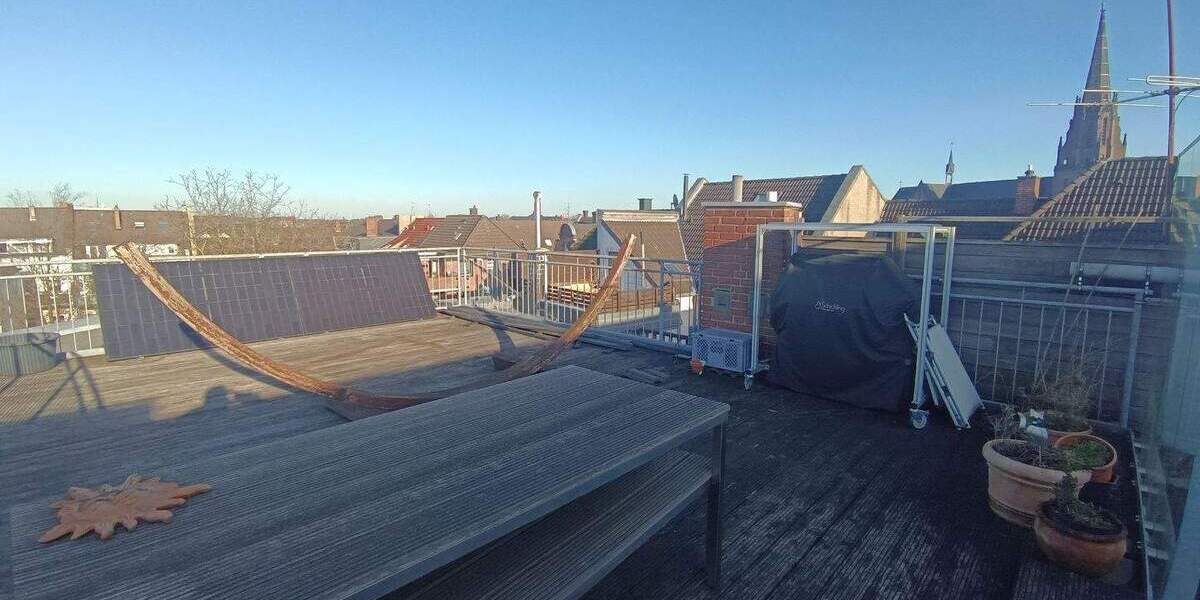 Terrassenwohnung Krefeld Stadtmitte - 3 Zimmer, 142 m&sup2;, 389.000&euro; | Angebot:26273940