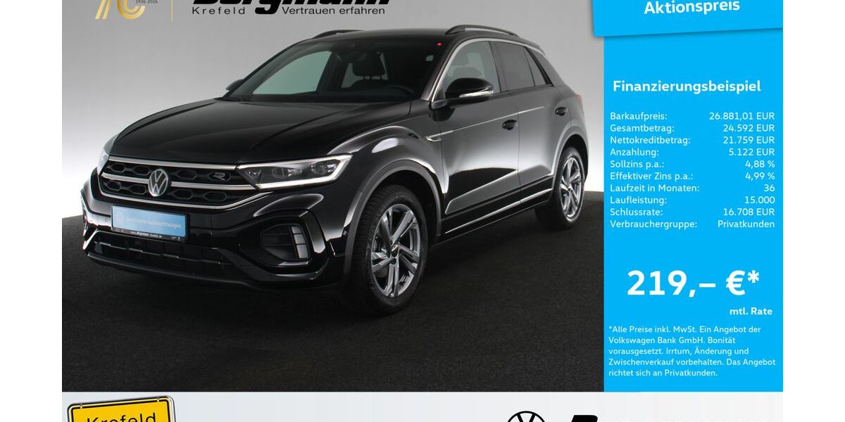 VW T-Roc 12.704 km 26.881 &euro; Krefeld 47803