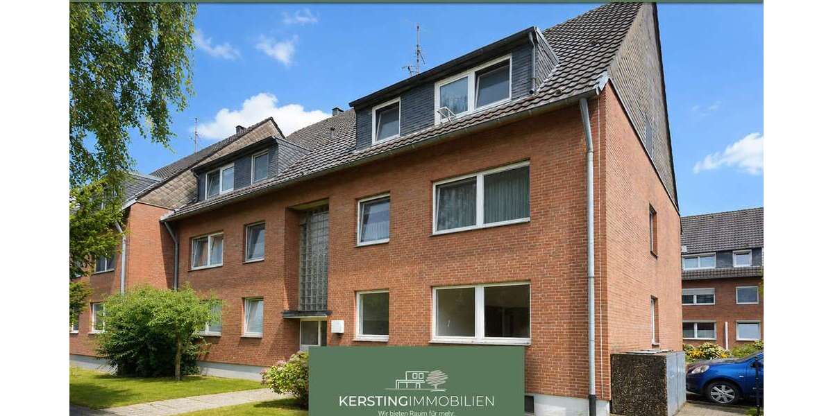 Etagenwohnung Krefeld / Hüls Hüls - 3 Zimmer, 64 m&sup2;, 608&euro; | Angebot:27338566