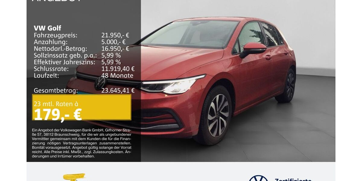 VW Golf 47.578 km 17.980 &euro; Gelsenkirchen 45894