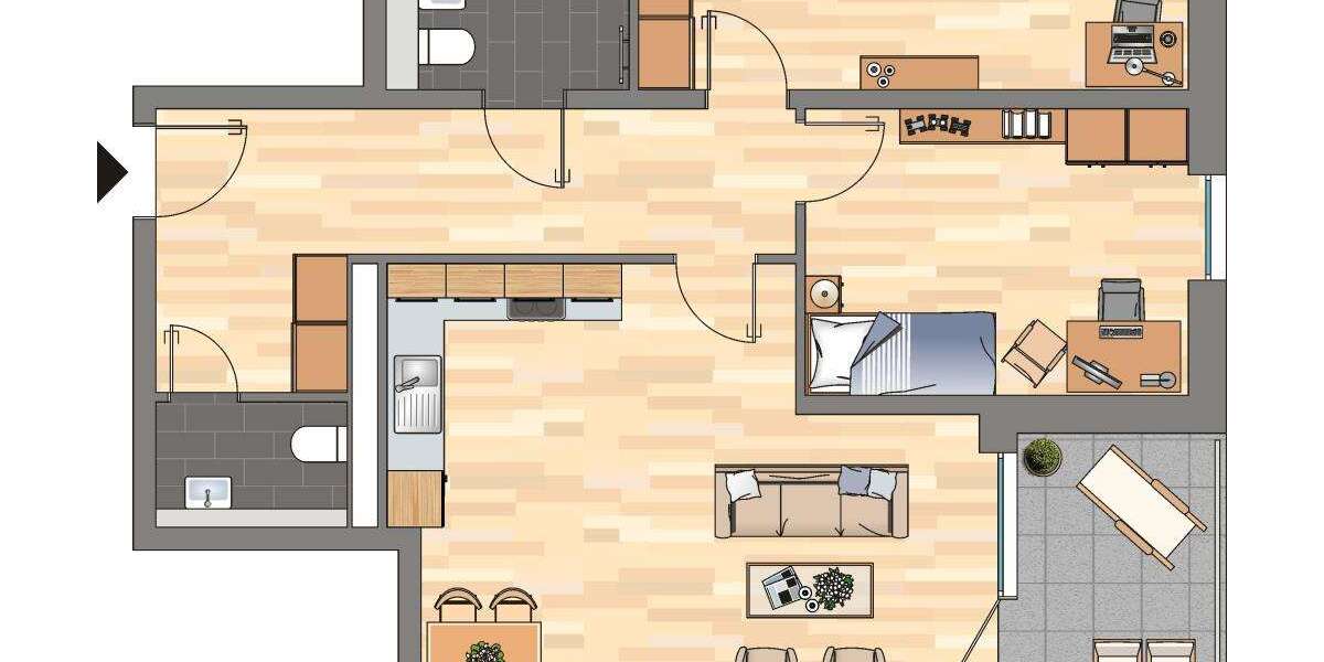 Etagenwohnung Essen Südviertel - 3 Zimmer, 93 m&sup2;, 1.159&euro; | Angebot:26306677