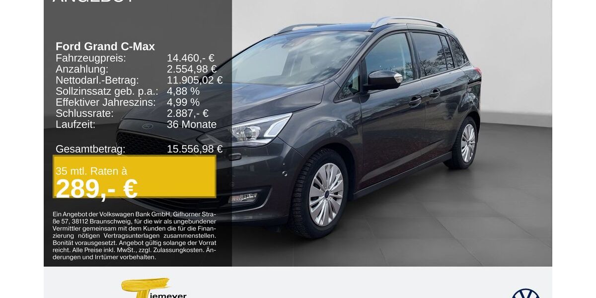 Ford Grand C-Max 46.997 km 13.980 &euro; Dorsten 46282