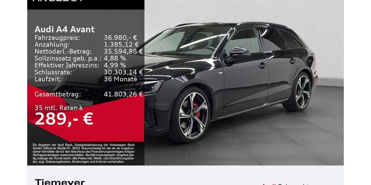 Audi A4 24.697 km 36.980 &euro; Dorsten 46284