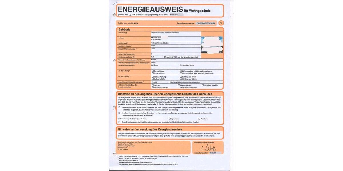 Etagenwohnung Krefeld Bockum - 1 Zimmer, 30 m&sup2;, 345&euro; | Angebot:26236984