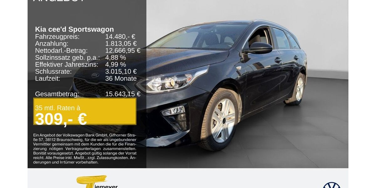 Kia ceed Sportswagon 101.386 km 13.980 &euro; Duisburg 47059