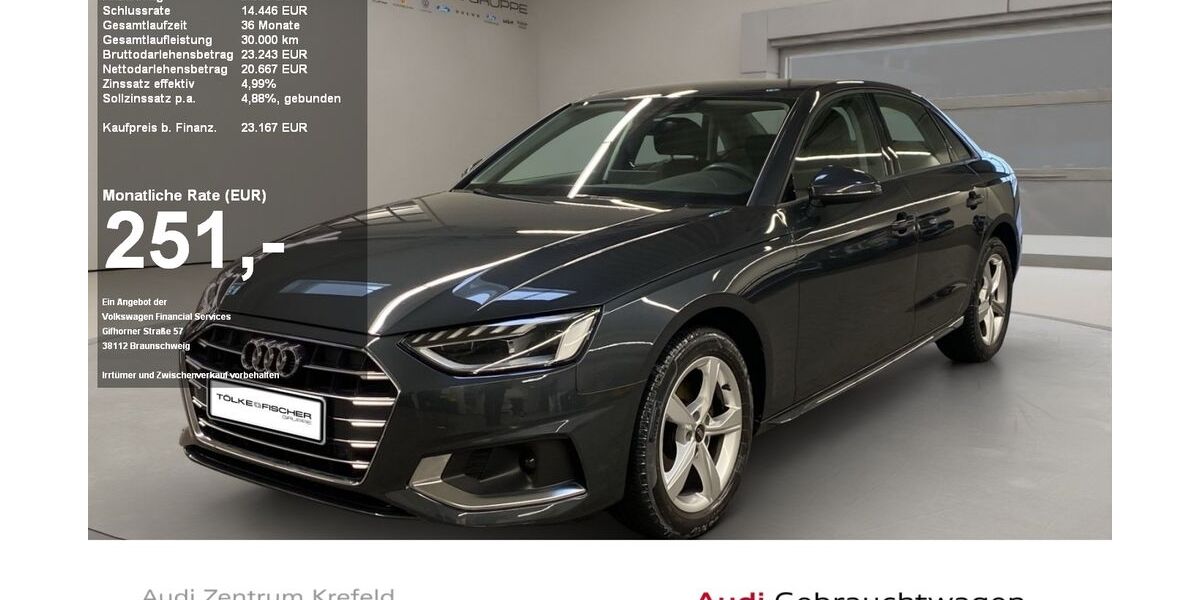 Audi A4 51.500 km 21.448 &euro; Krefeld 47805