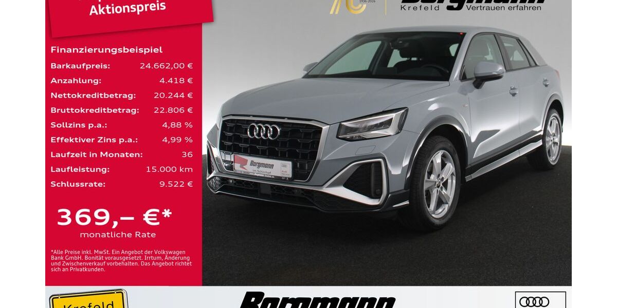 Audi Q2 44.617 km 24.662 &euro; Krefeld 47803