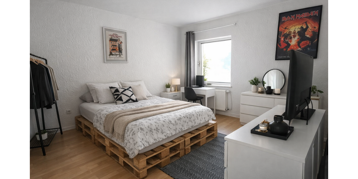 Etagenwohnung Gelsenkirchen Rotthausen - 2 Zimmer, 41 m&sup2;, 285&euro; | Angebot:25106857