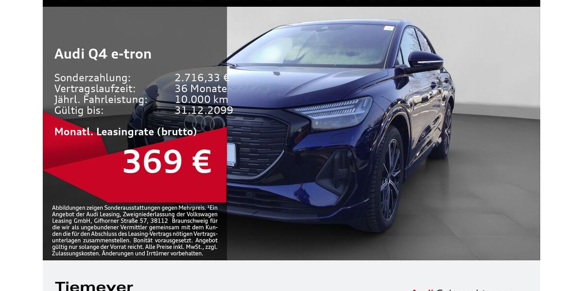 Audi Q4 e-tron 49.505 km 39.420 &euro; Gelsenkirchen 45894