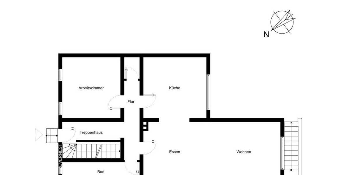 Reihenmittelhaus Essen Fischlaken - 5 Zimmer, 152 m&sup2;, 499.000&euro; | Angebot:26258706