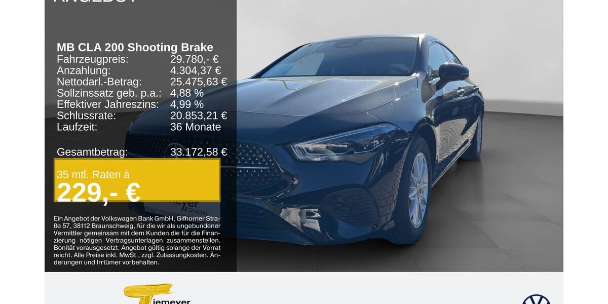 Mercedes-Benz CLA 200 Shooting Brake 18.481 km 28.960 &euro; Oberhausen 46047