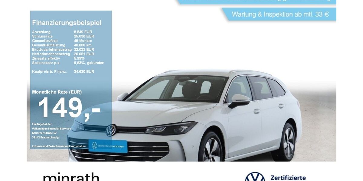 VW Passat 14.782 km 34.380 &euro; Moers 47441