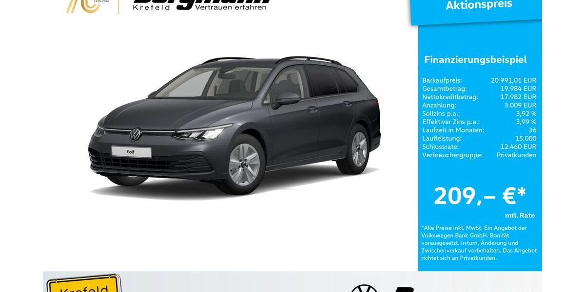 VW Golf 73.855 km 20.991 &euro; Krefeld 47803