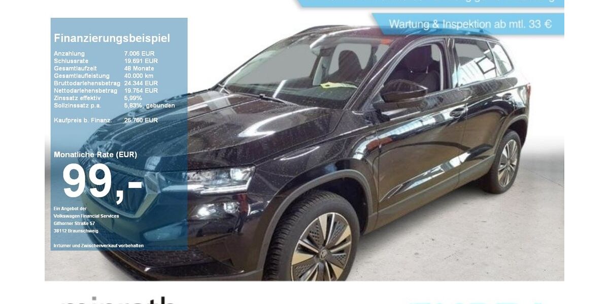 Skoda Karoq 20.517 km 26.510 &euro; Geldern 47608