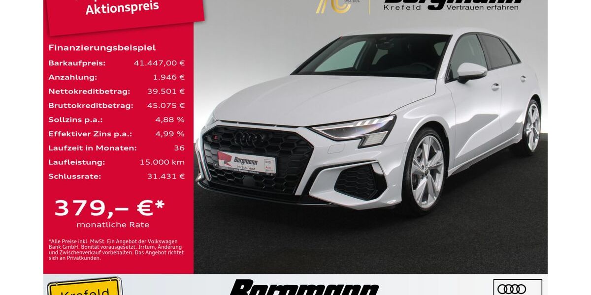 Audi S3 13.633 km 39.997 &euro; Krefeld 47803