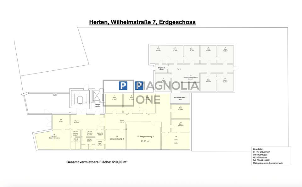 Gewerbeobjekt Herten - 2.076&euro; | Angebot:22240178