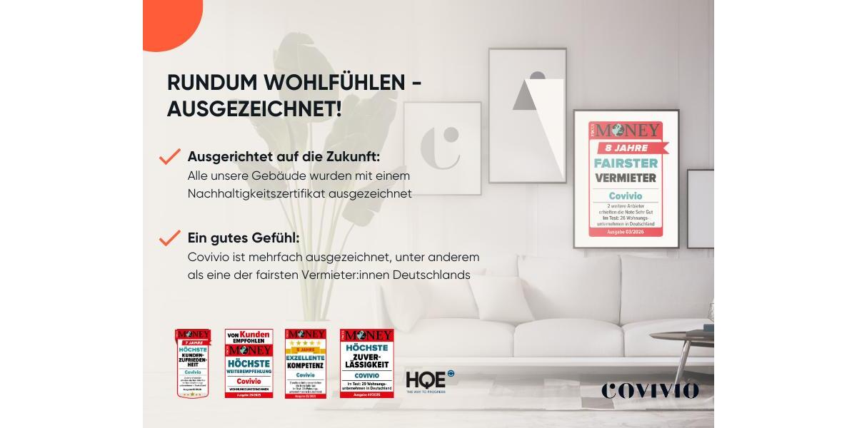 Dachgeschoßwohnung Essen Stadtbezirk III - 2 Zimmer, 56 m&sup2;, 610&euro; | Angebot:25992879