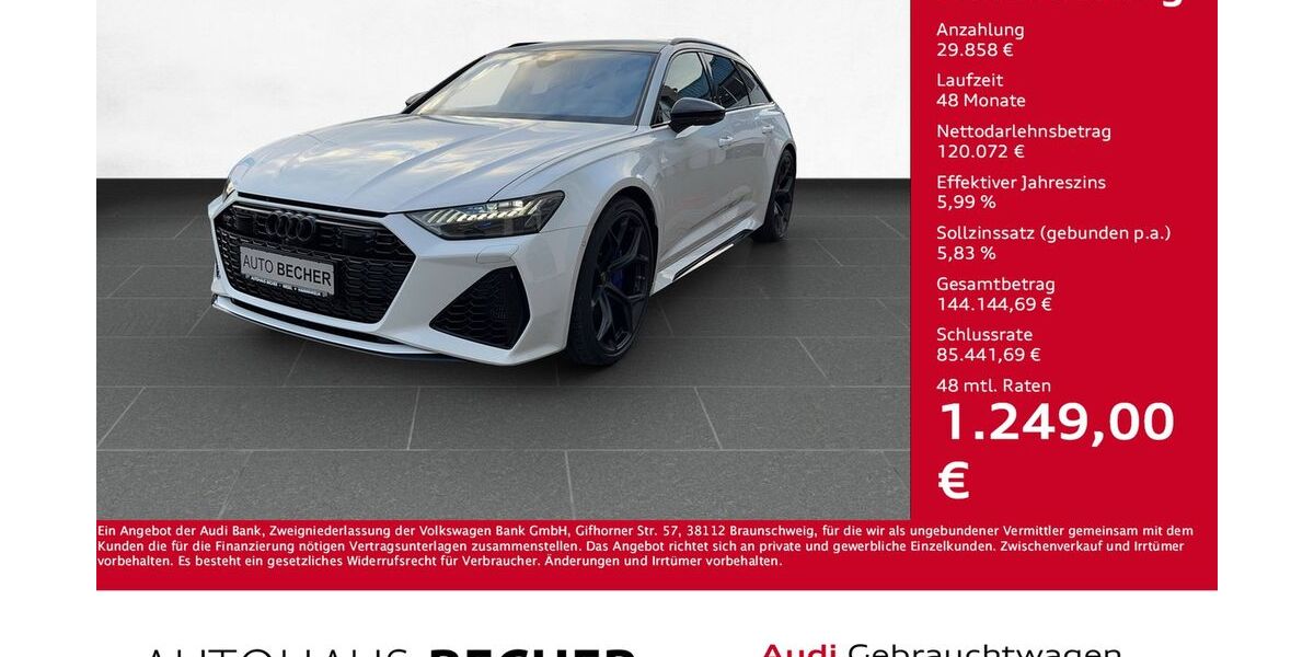 Audi RS6 4.000 km 149.930 &euro; Wesel 46485