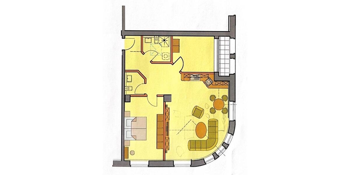 Etagenwohnung Krefeld Cracau - 3 Zimmer, 97 m&sup2;, 430.000&euro; | Angebot:26095166
