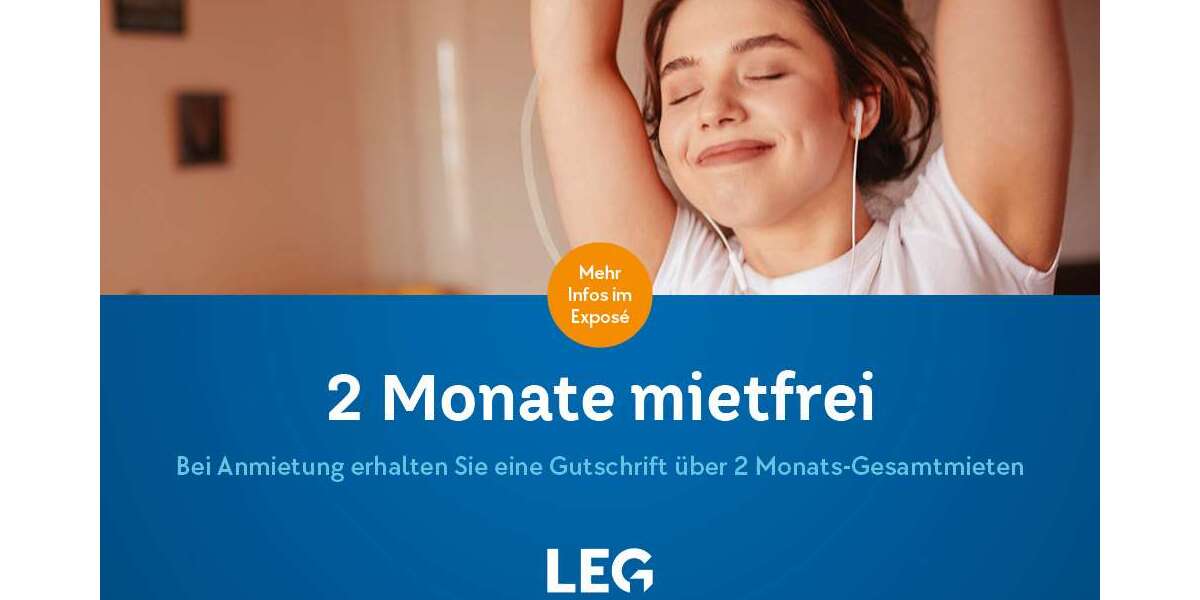 Etagenwohnung Gelsenkirchen Hassel - 3 Zimmer, 64 m&sup2;, 439&euro; | Angebot:23653986