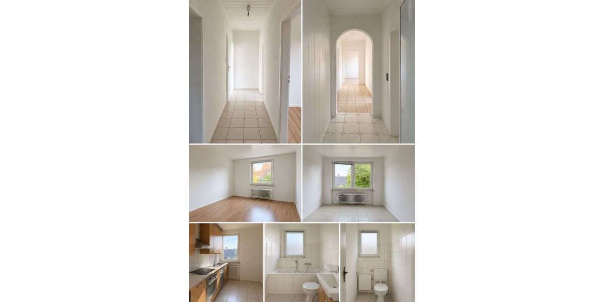 Etagenwohnung Gelsenkirchen Bulmke-Hüllen - 3 Zimmer, 96 m&sup2;, 675&euro; | Angebot:27093478