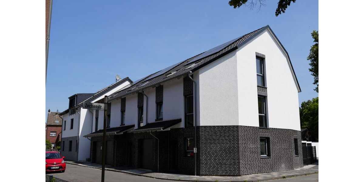 Provisionsfrei* Eckhaus EFH Endhaus mit PV 10,4 KW+Garage 140m zum Rheinufer Energiebedarf 22,4 kWhm2a - Einfamilienhaus Duisburg Essenberg | Angebot:26163676