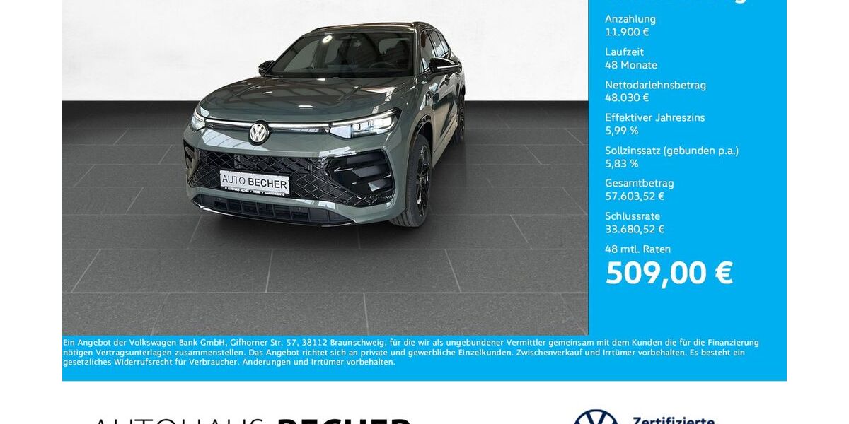 VW Tayron 1.500 km 59.930 &euro; Wesel 46485