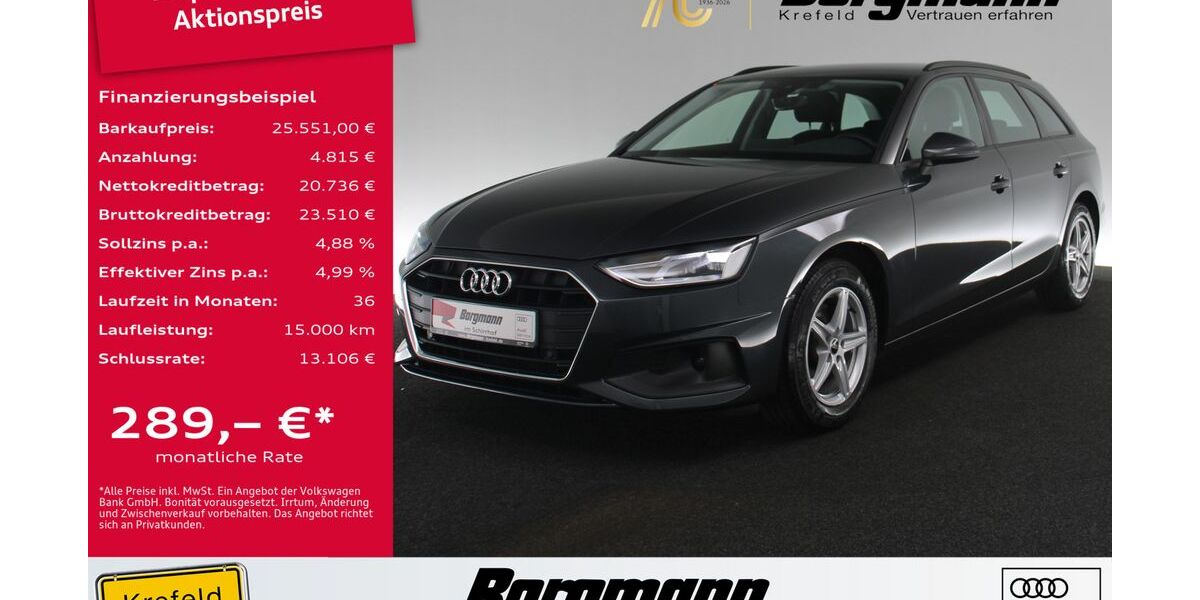 Audi A4 60.663 km 24.992 &euro; Krefeld 47803