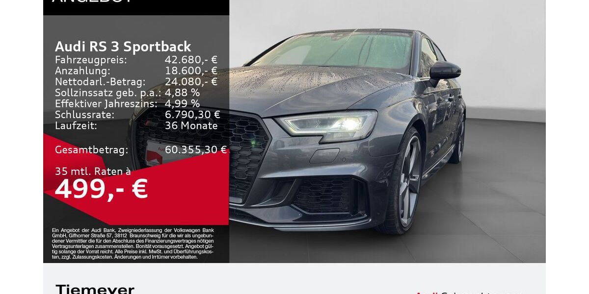 Audi RS3 57.615 km 38.860 &euro; Dorsten 46284