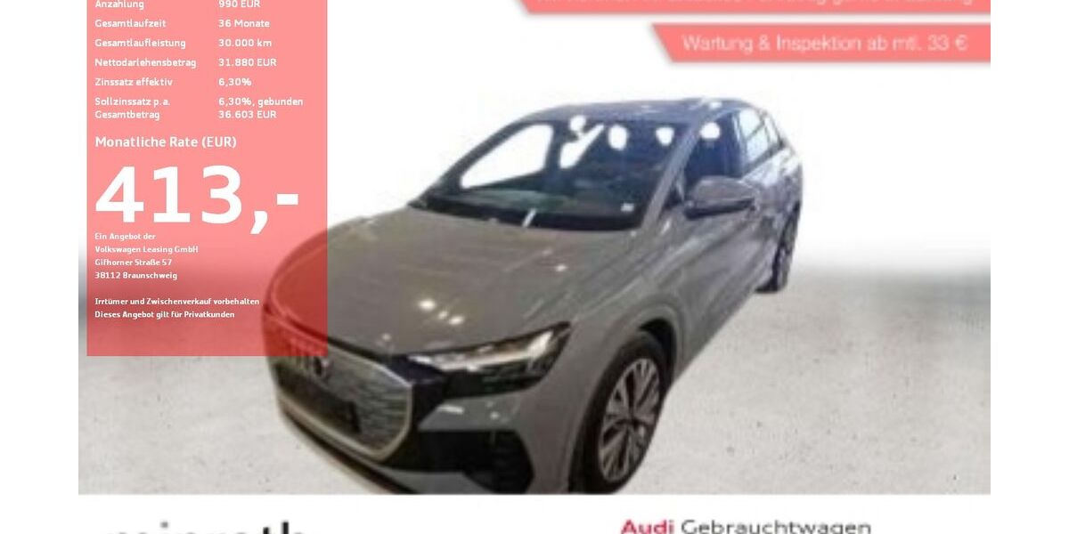 Audi Q4 e-tron 82.982 km 31.880 &euro; Moers-Hülsdonk 47441