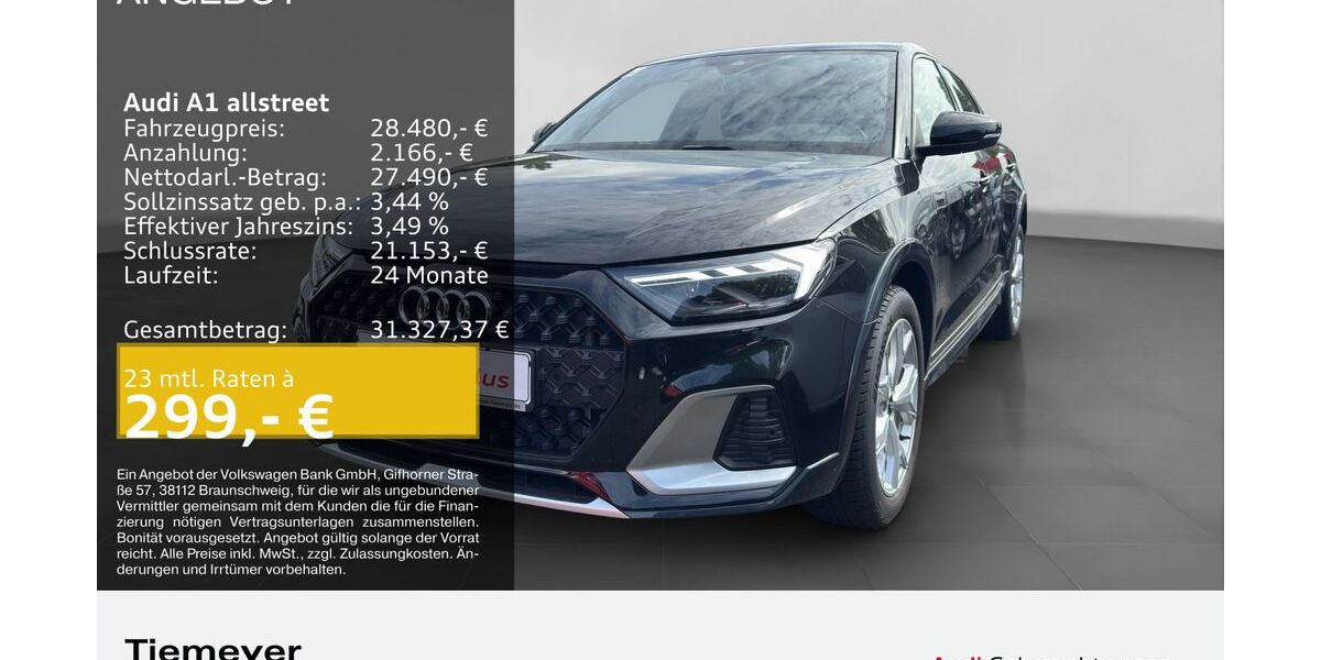 Audi A1 6.593 km 28.180 &euro; Dorsten 46284