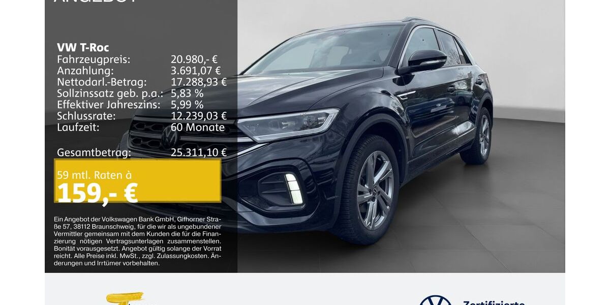 VW T-Roc 25.073 km 20.980 &euro; Duisburg 47059