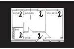 Etagenwohnung Mülheim an der Ruhr Speldorf - 2 Zimmer, 44 m&sup2;, 479&euro; | Angebot:26780217