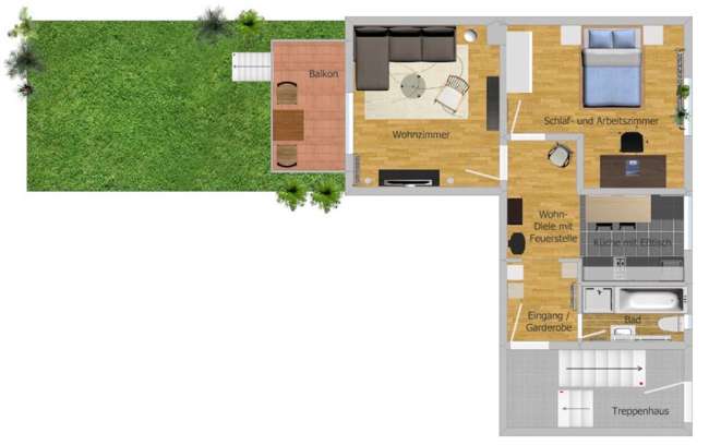 Zimmer Essen Stadtbezirk IV - 2 Zimmer, 910&euro; | Angebot:19205119