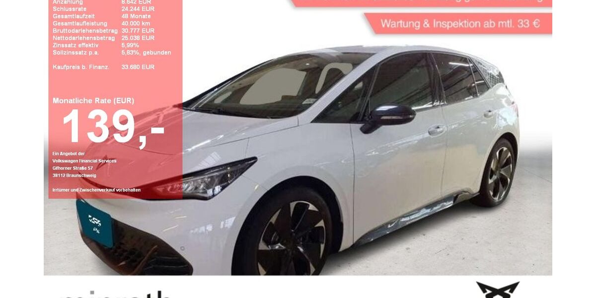 Cupra Born 25.463 km 33.170 &euro; Moers-Hülsdonk 47441