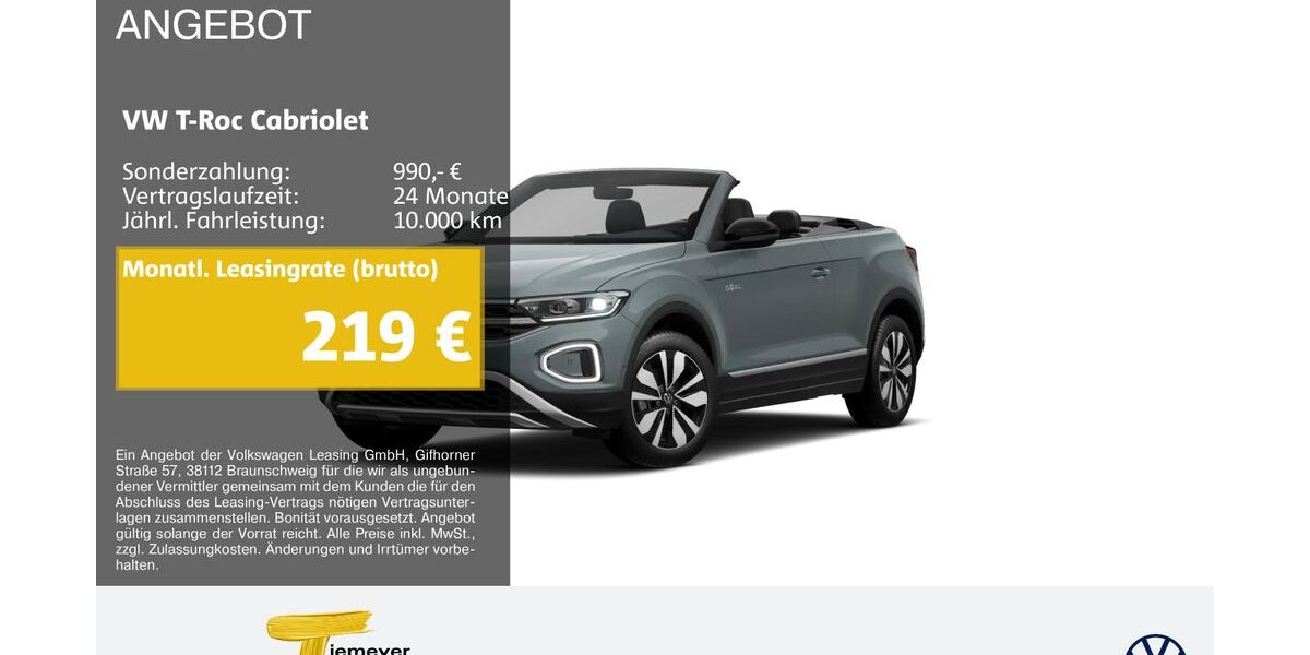 VW T-Roc 7.034 km 26.940 &euro; Oberhausen 46047
