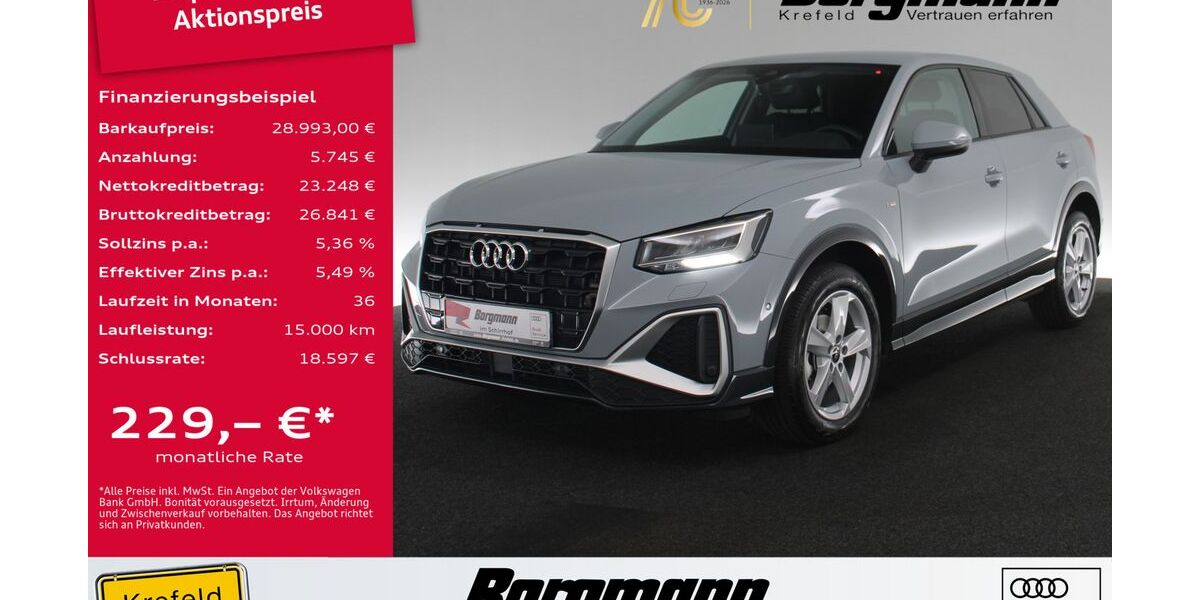 Audi Q2 11.000 km 28.993 &euro; Krefeld 47803